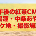 【午後の紅茶CM2024】中条あやみと目黒蓮がサーフィンしたロケ地の場所はどこ？沖縄今帰仁村サダハマビーチで特定！